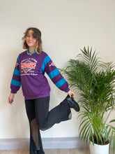 Purple and Blue Stripe Sweater