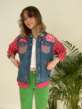 Vintage Floral Denim Jacket