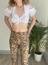 Vintage Patterned Trousers (S)