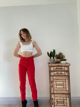 Vintage Red Jeans