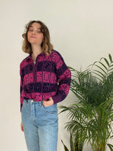 Vintage Purple and Pink Knit