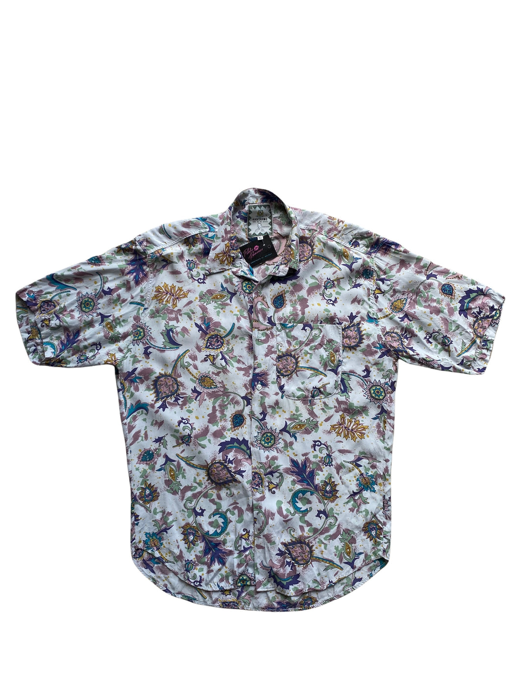 Vintage Patterned Shirt (M)