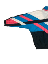 blue pink striped etirel sports jacket