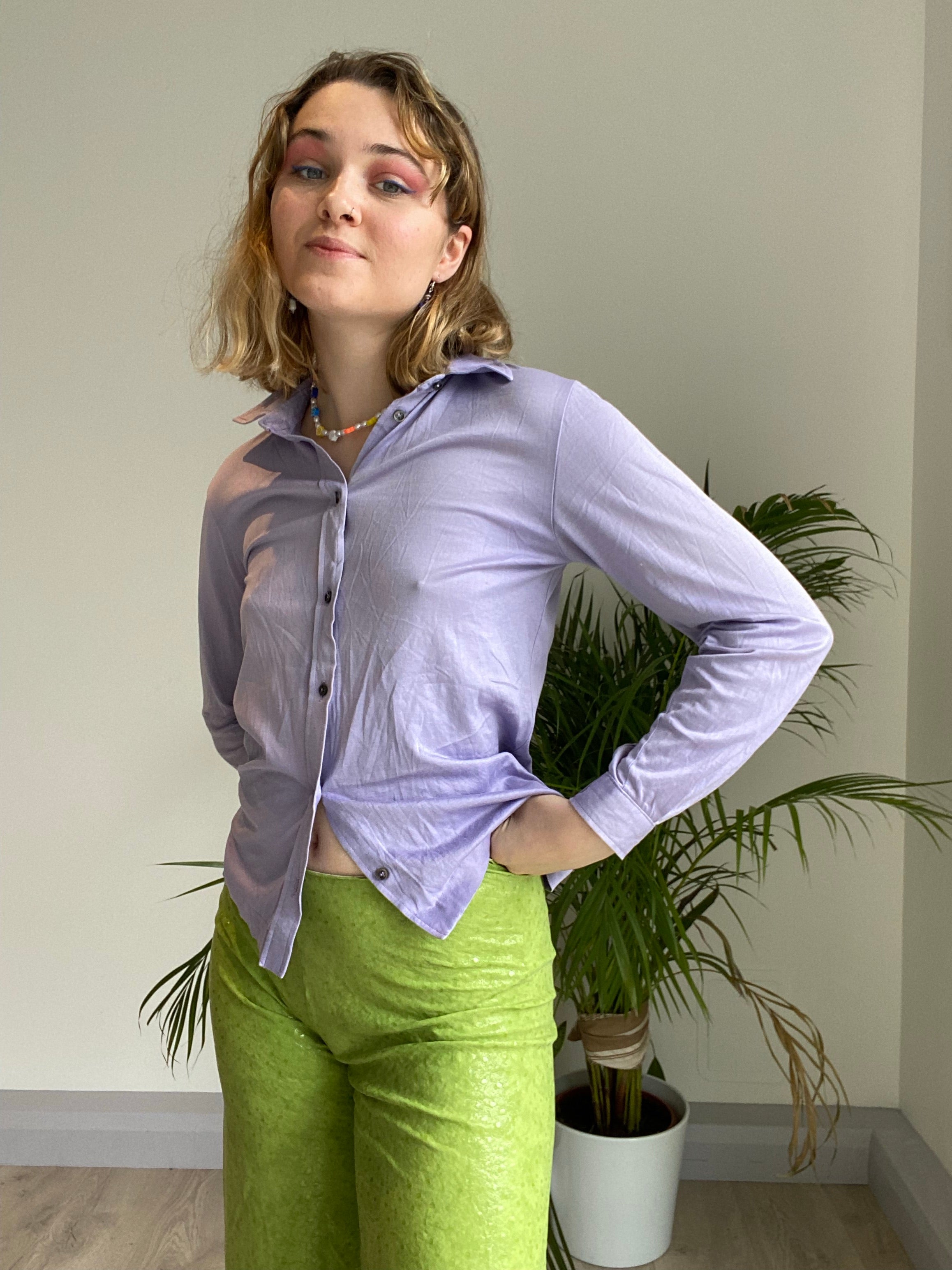 Lilac Blouse