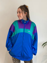 purple blue ellesse sports jacket mens
