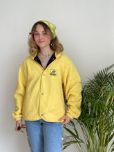 Vintage Yellow Dubin Lined Fleece Jacket