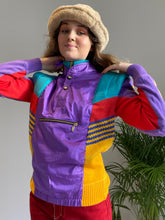 Purple Knit Sports Jacket (S)