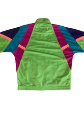 lime green diadora sports jacket