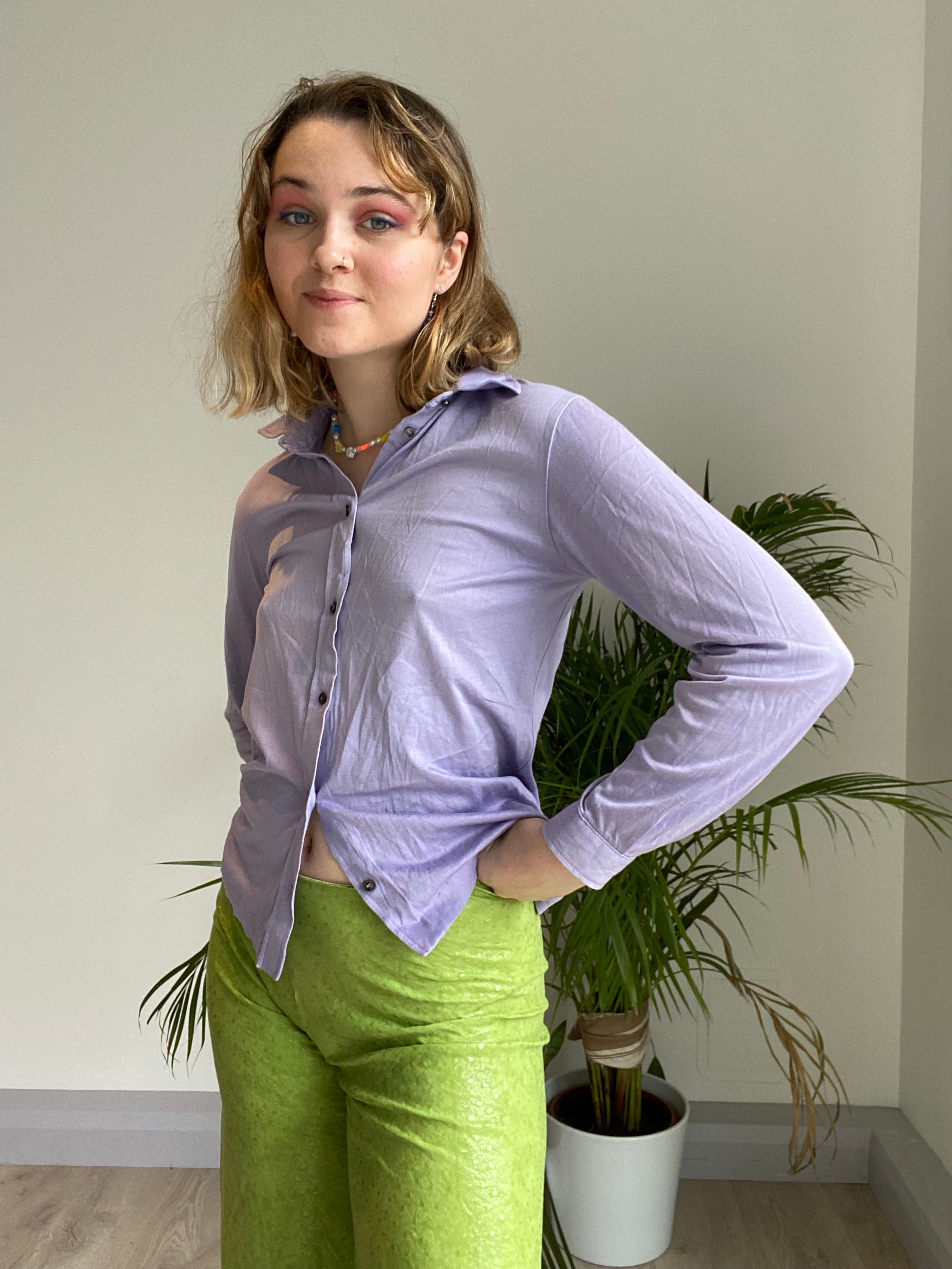 Lilac Blouse