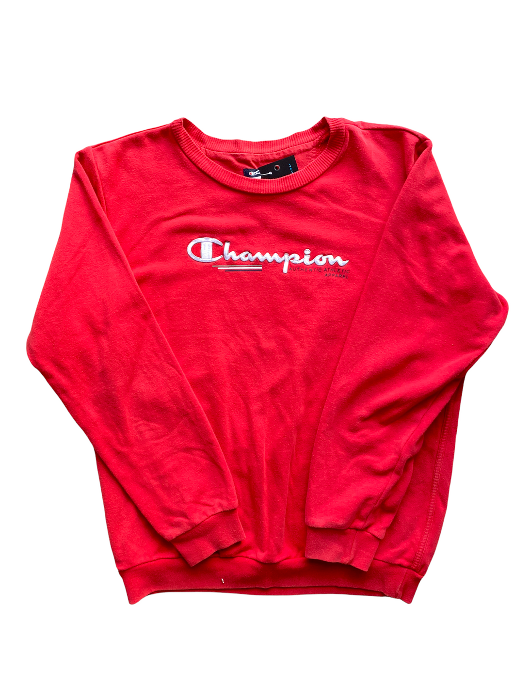 red champion sweater vintage 