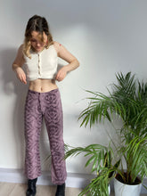 Vintage Purple Snakeskin Trousers