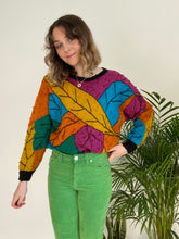 Multicoloured Leaf Sweater