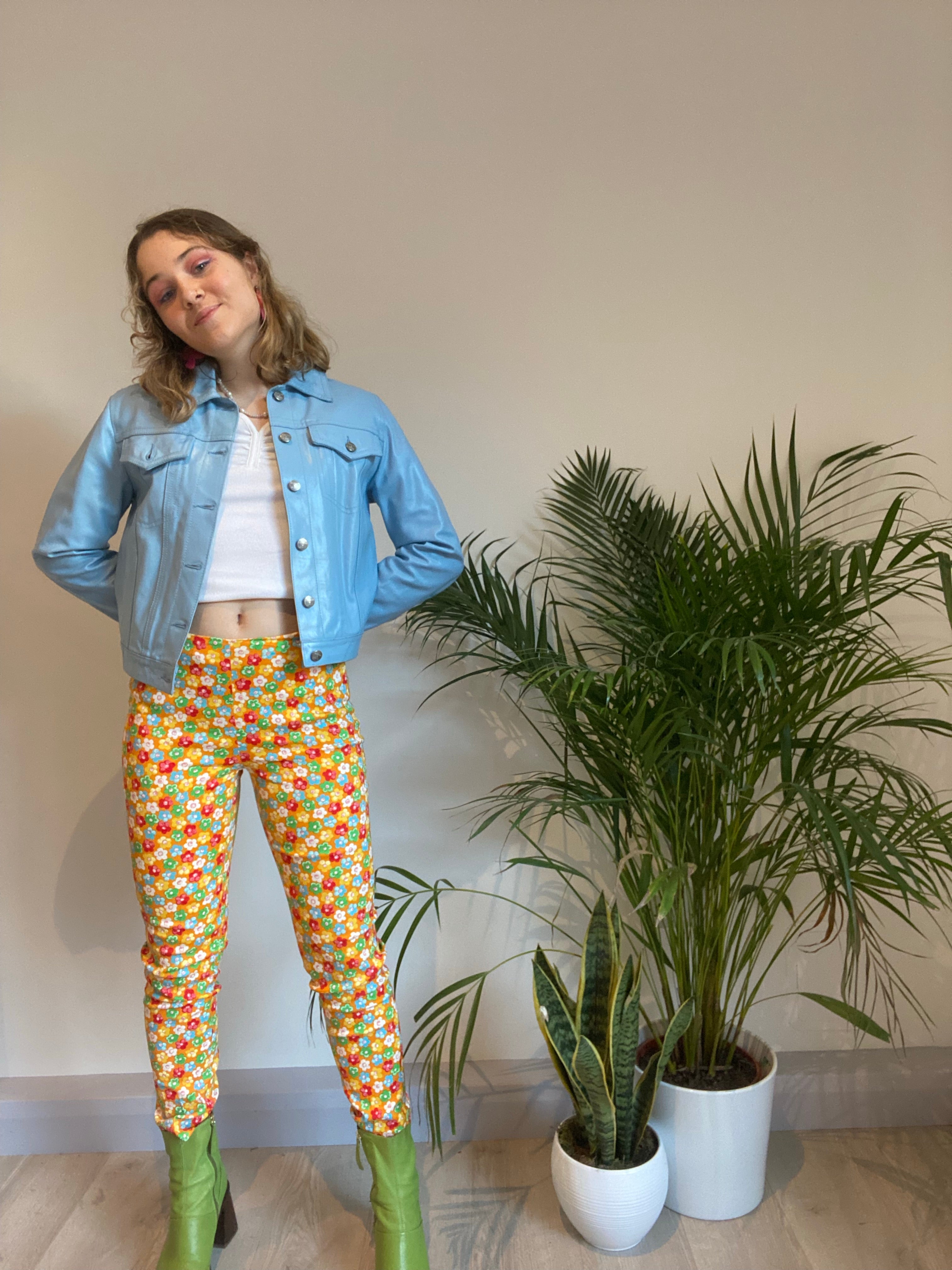 floral trousers size 6