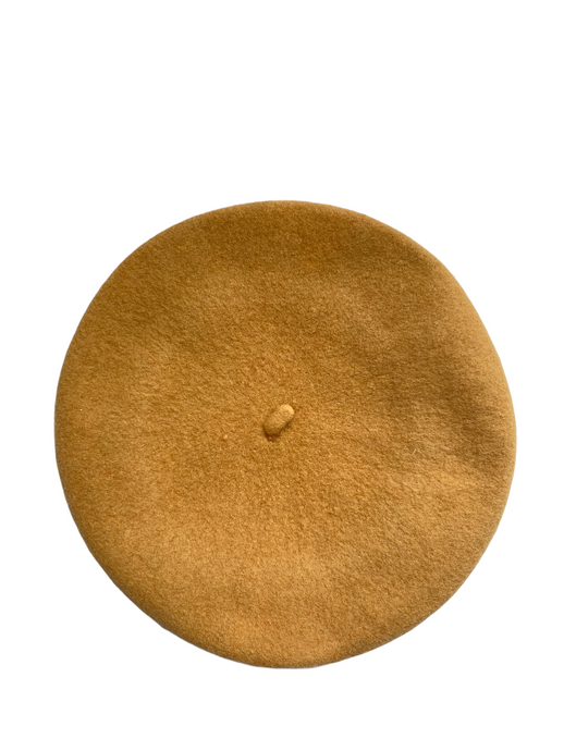 brown beret hat