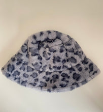 Fluffy Leopard Bucket Hat
